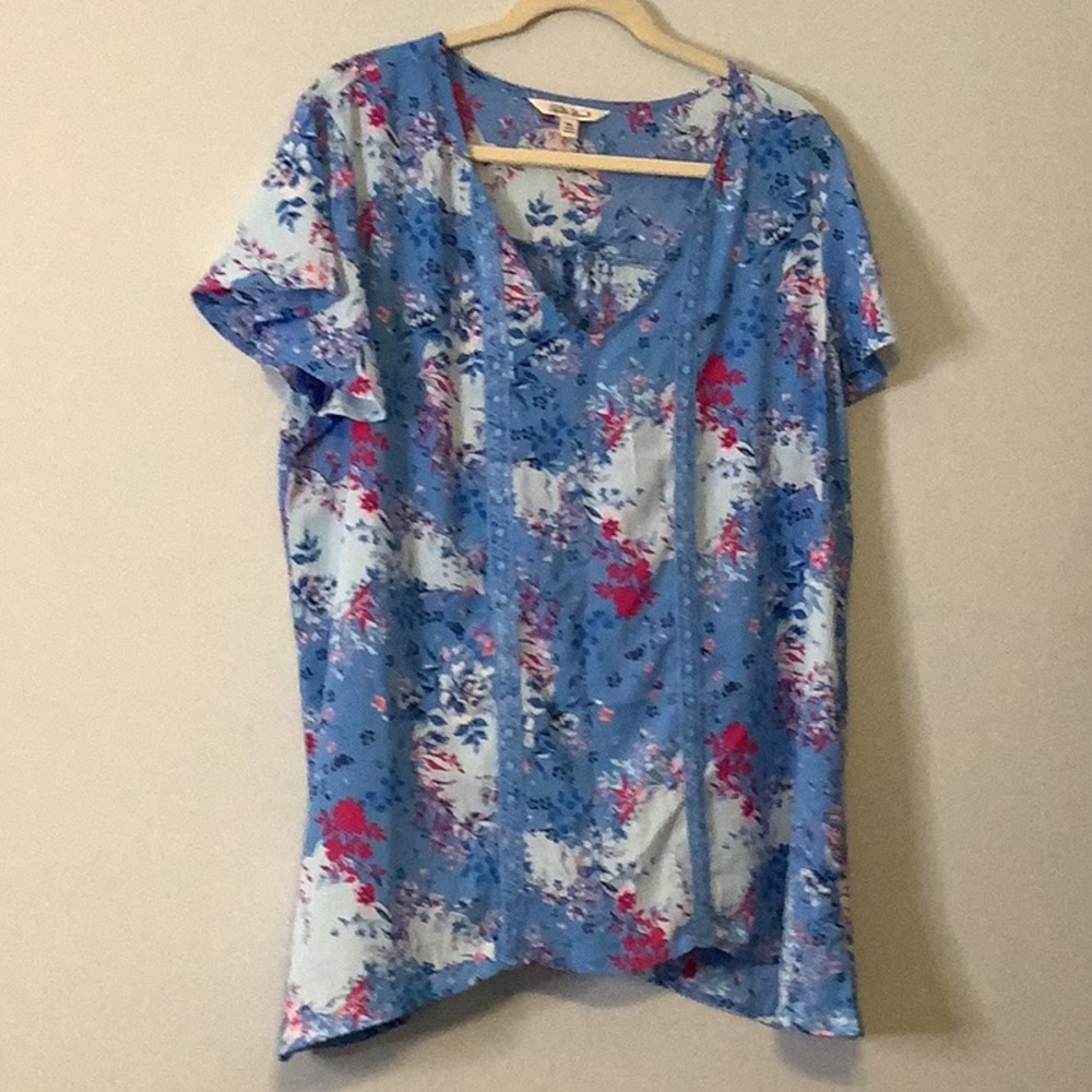 Pioneer Woman Blue Blouse